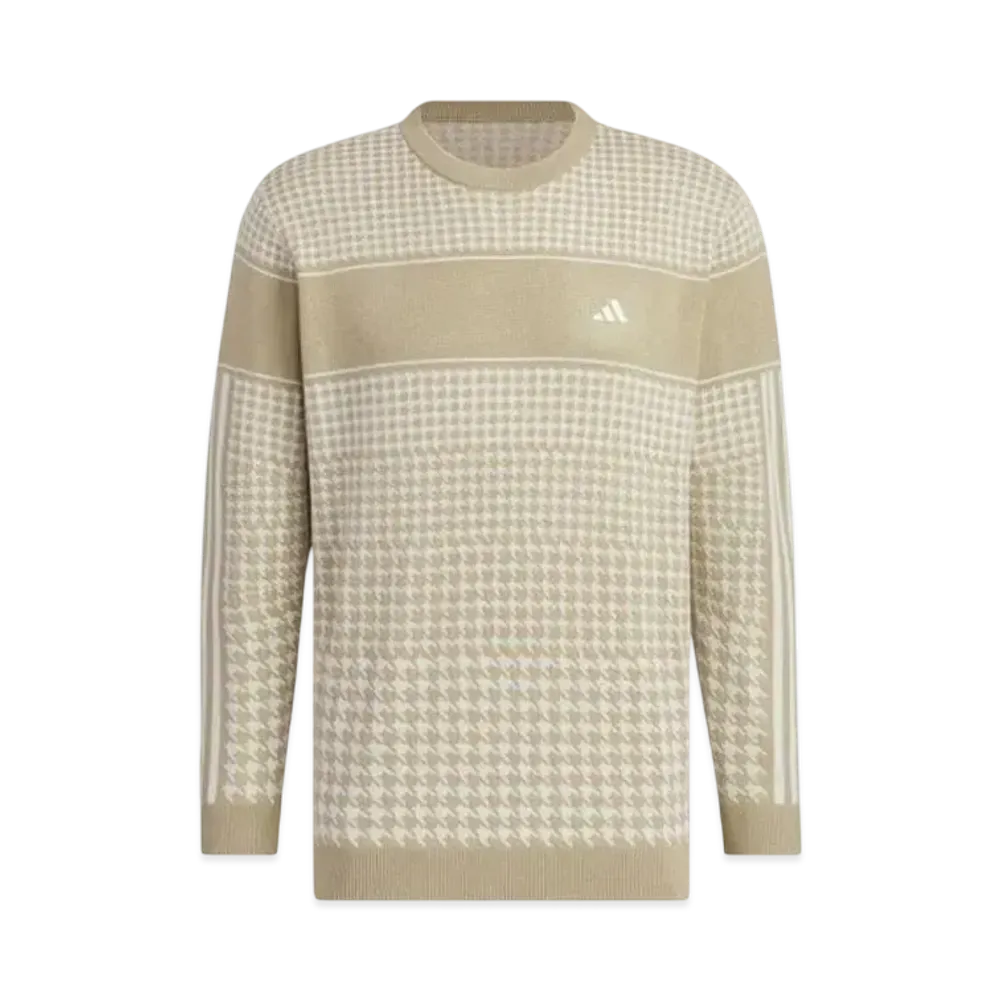 adidas Primeknit Houndstooth Sweater "Hemp"