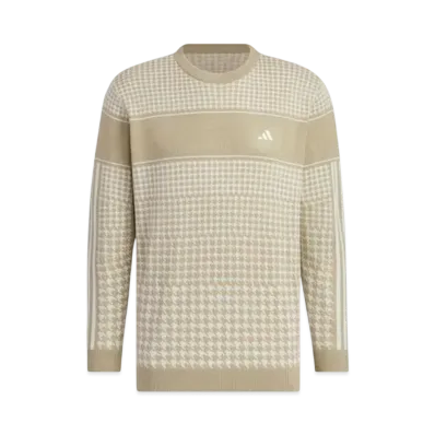 adidas Primeknit Houndstooth Sweater "Hemp"