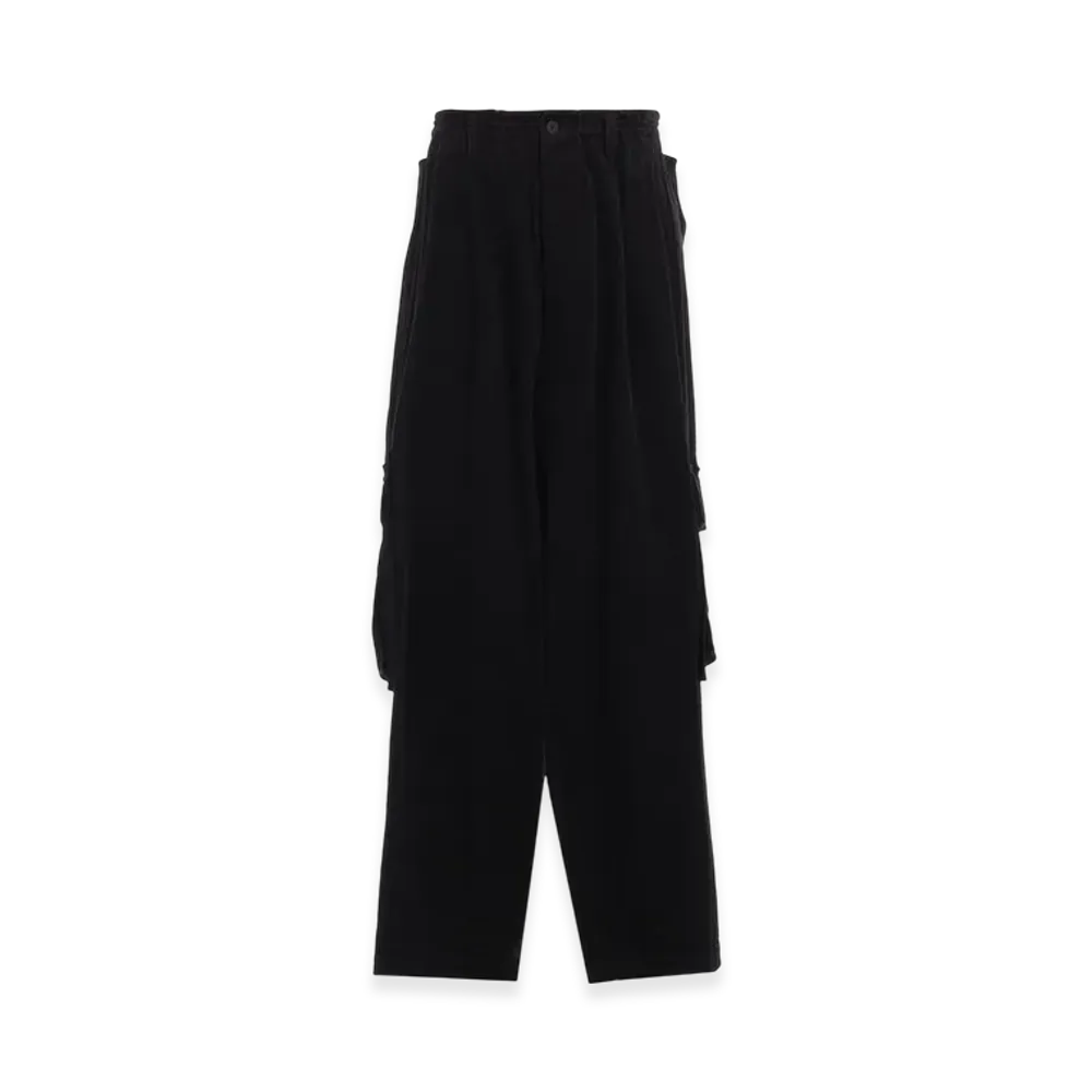 S'YTE 6W Soccer Corduroy Tapered Cargo Pants "Black"