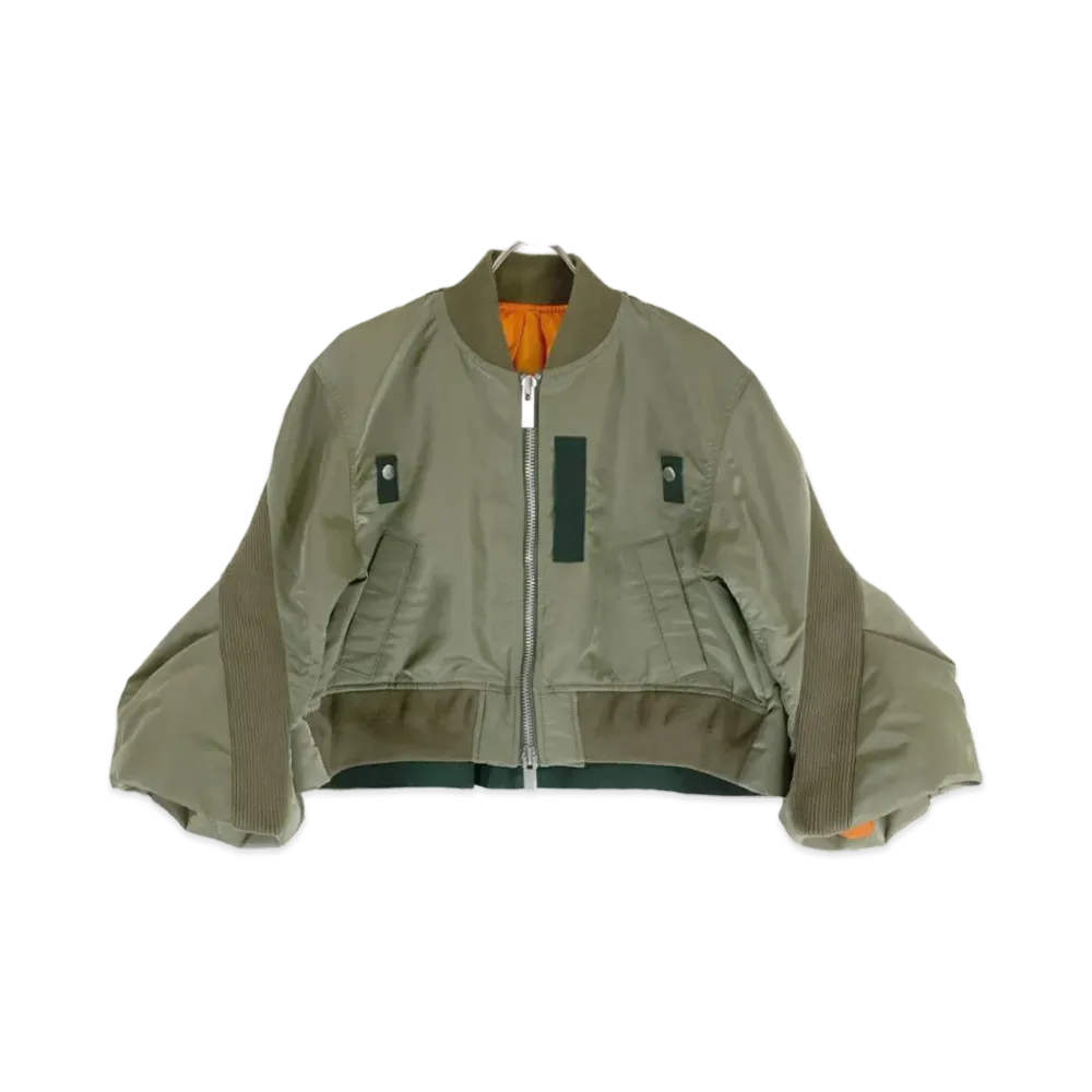 sacai Nylon Twill Blouson "Khaki"
