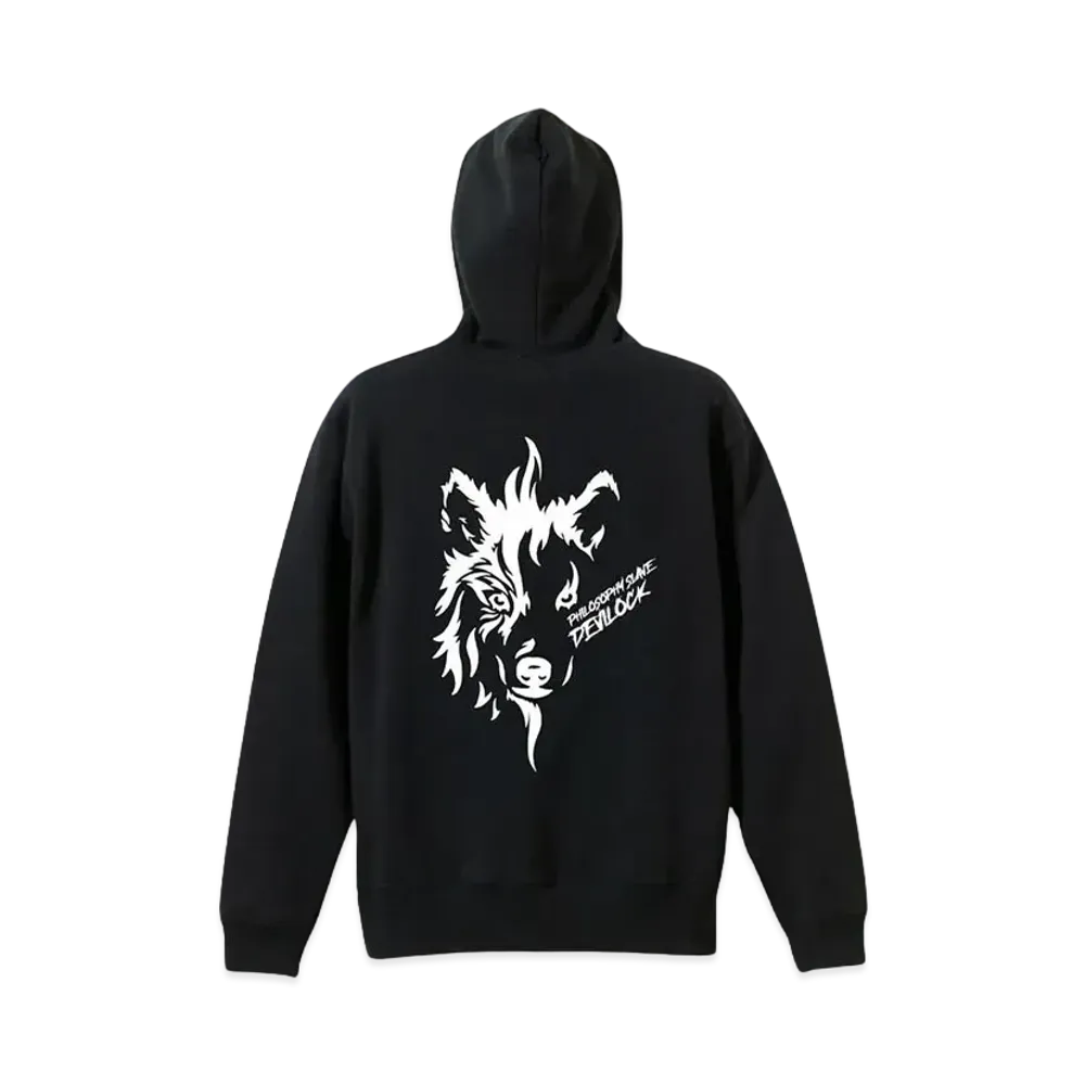 DEVILOCK WOLF HOODIE "BLACK"