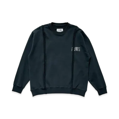 MM6 Maison Margiela Crew Neck Sweatshirt "Black"