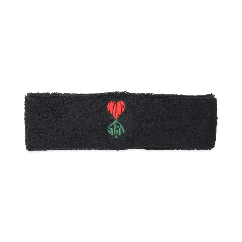 WIND AND SEA Heart & Spade Head Band "Black"