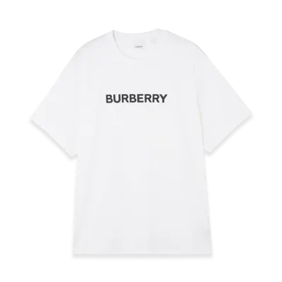 Burberry Harriston Riplen Crewneck T-shirt "White"
