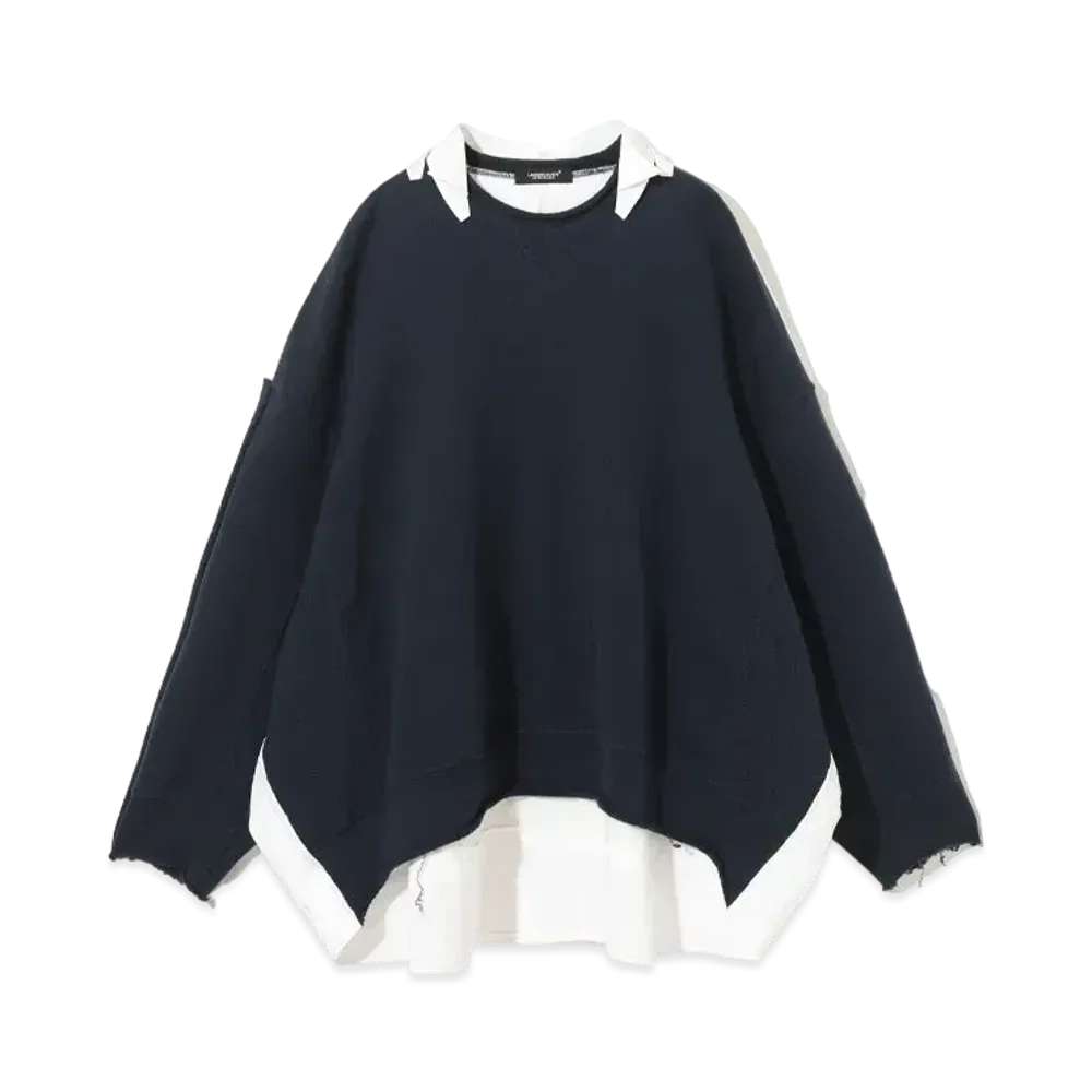 UNDERCOVER Cotton Sweatshirt Pullover "Navy"