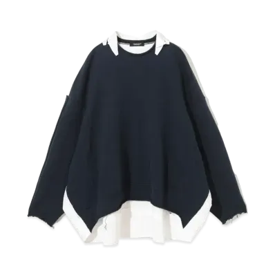 UNDERCOVER Cotton Sweatshirt Pullover "Navy"