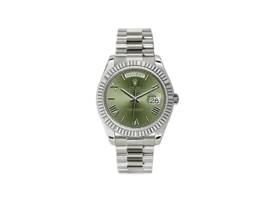 ROLEX Day-Date 40 Olive Green Dial 228239