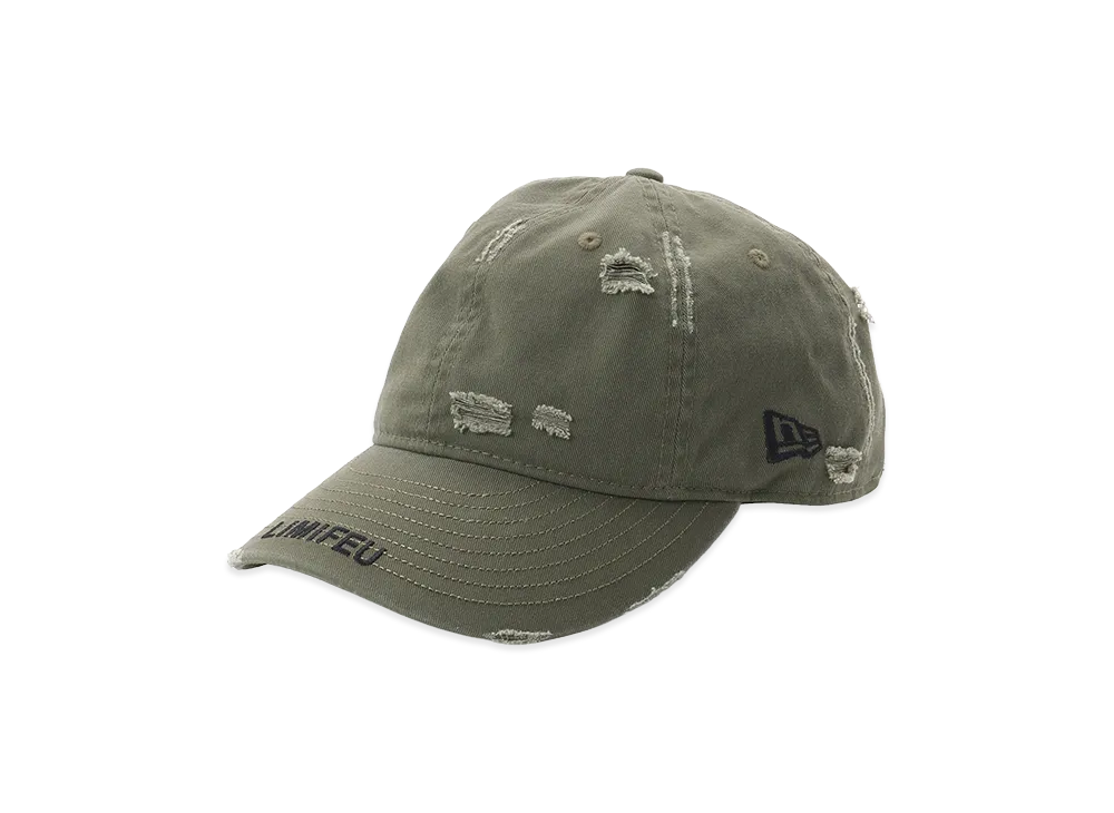 NEW ERA x LIMI feu Damaged Cotton 9Thirty "Khaki"
