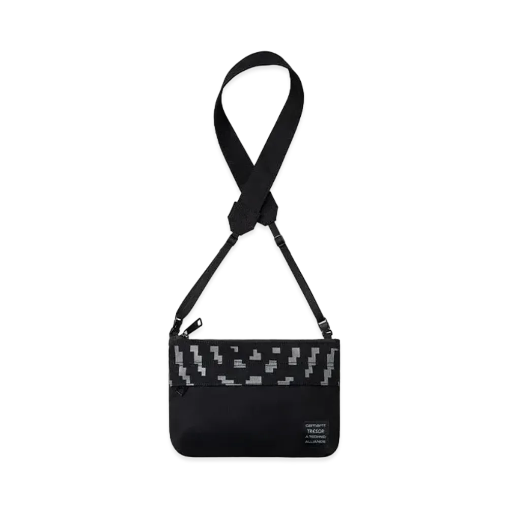 Carhartt WIP x TRESOR Way Of The Light Strap Bag "Black/Dark Grey"