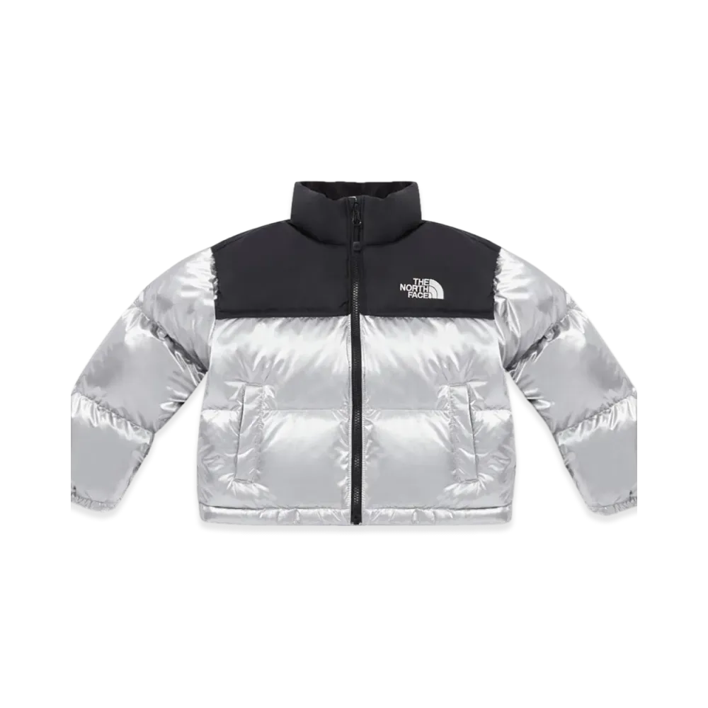 The North Face Novelty Nuptse Down Jacket (Kids) "Silver"