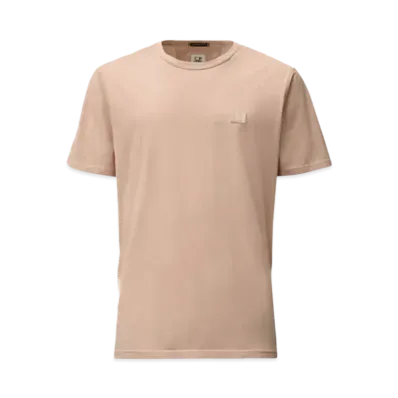 C.P. Company 70/2 Mercerized Jersey Logo Patch T-Shirt "Misty Rose Pink"