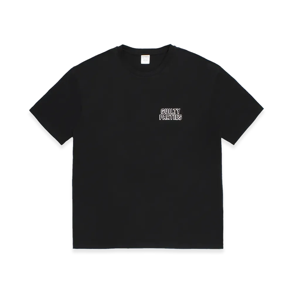WACKO MARIA Washed Heavy Weight T-Shirt "Black"