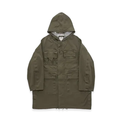 visvim Copleston Field Parka 3L DMGD "Olive"