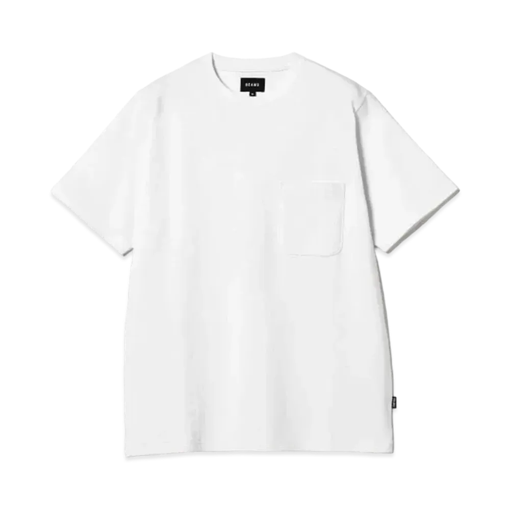 BEAMS Heavyweight Pocket T-shirt 24SS "White"