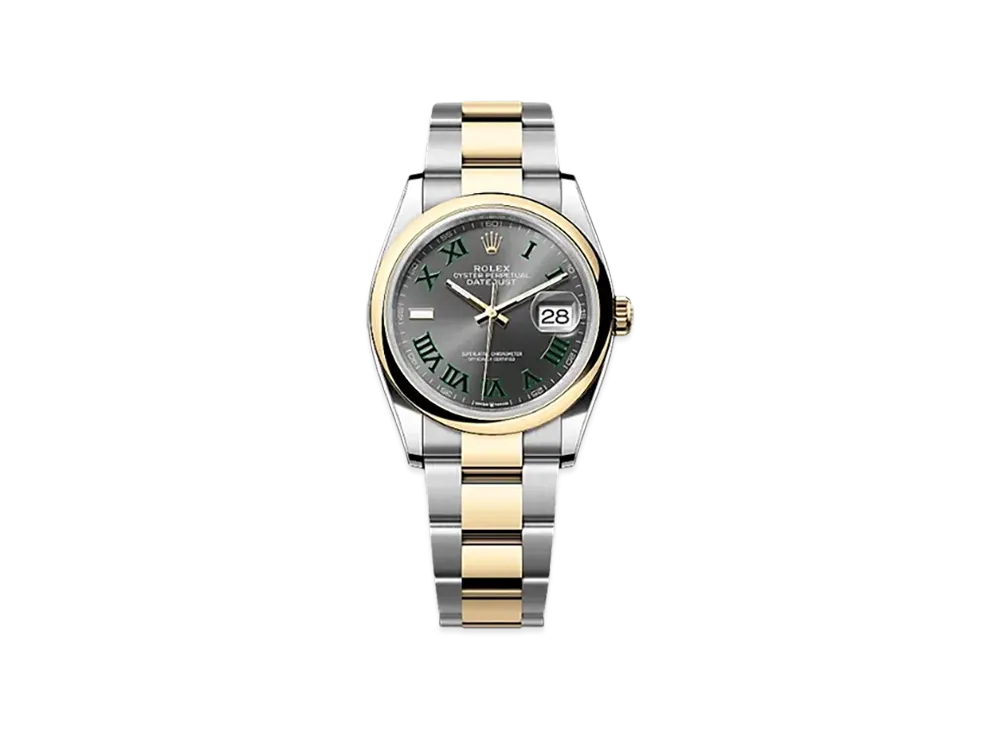 ROLEX Datejust 36 Oystersteel & Yellow Gold "Grey"