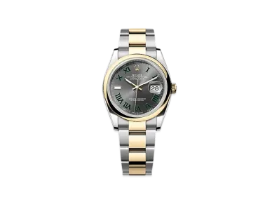 ROLEX Datejust 36 Oystersteel & Yellow Gold "Grey"