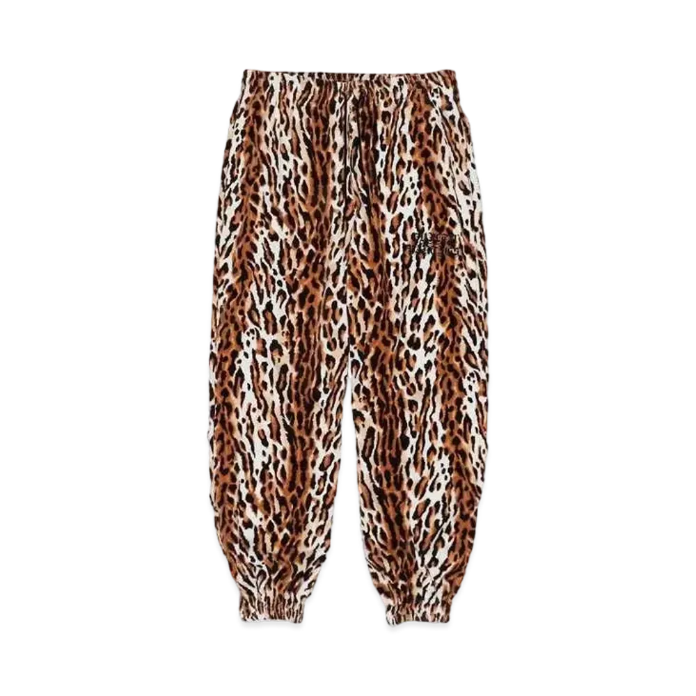 WACKO MARIA Velvet Track Pants "Leopard 2"