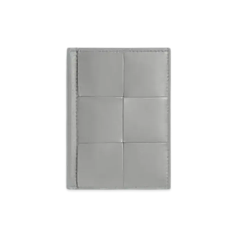 Bottega Veneta Cassette Flap Card Case "Sterling/Zenith"