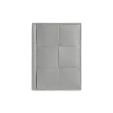 Bottega Veneta Cassette Flap Card Case "Sterling/Zenith"