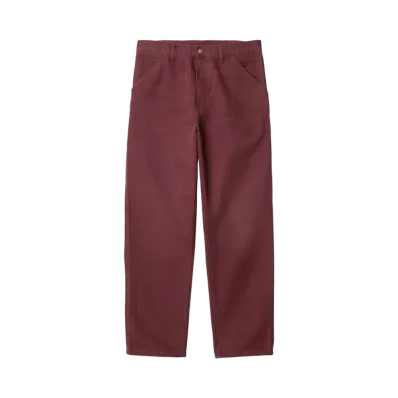 Carhartt WIP Single Knee Pant "Malbec(Aged Canvas)"