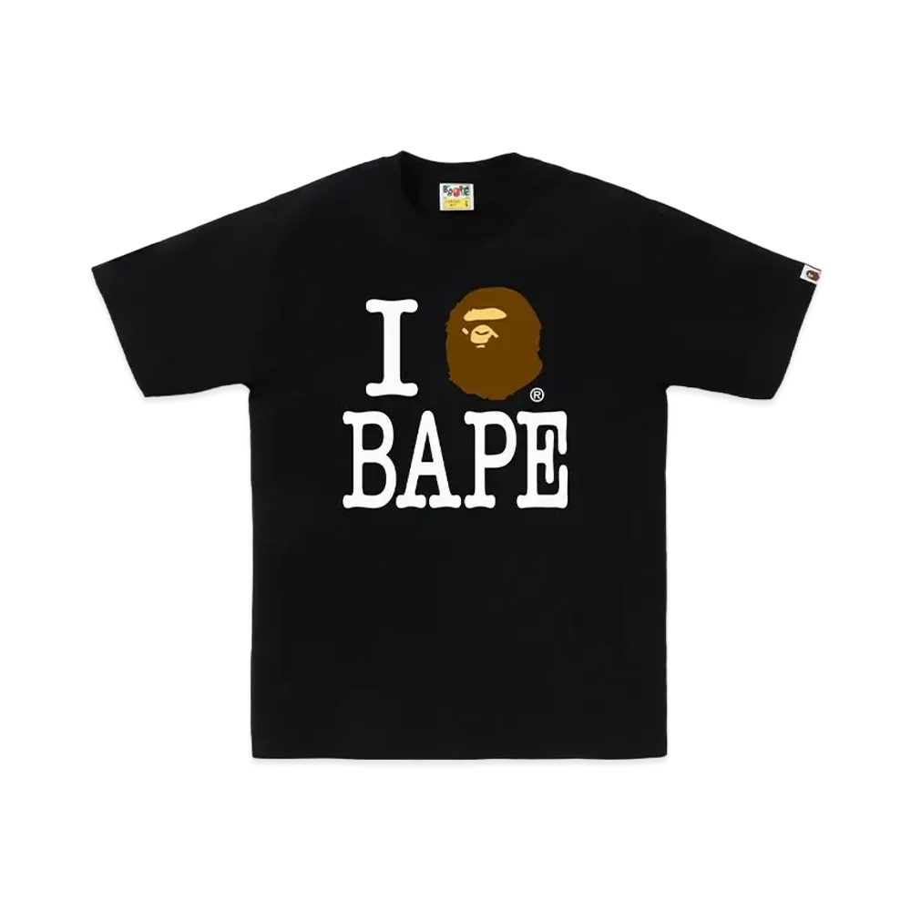 A BATHING APE I Love Bape Tee #2 "Black"