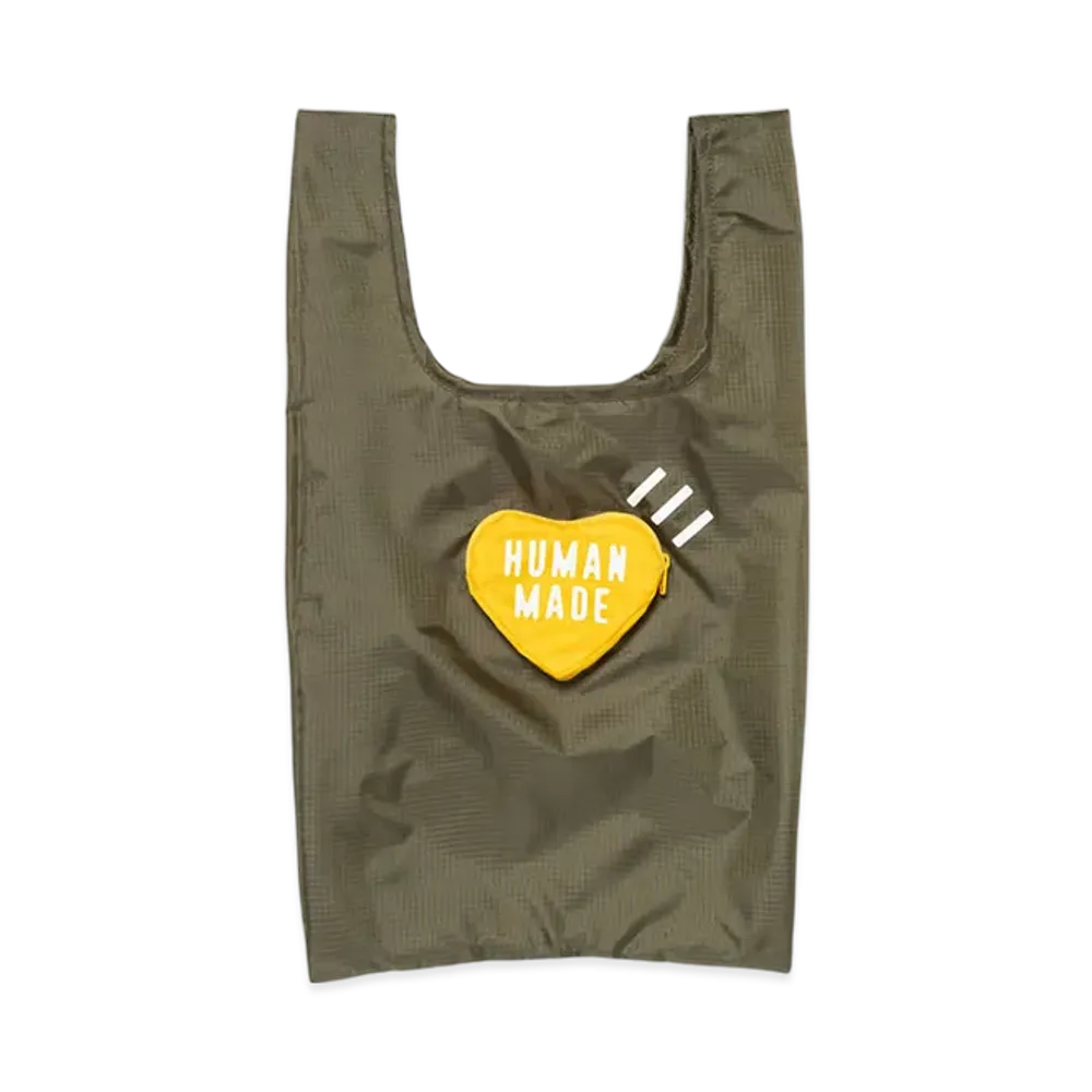 HUMAN MADE Heart Shopping Bag Large "Olivedrab"