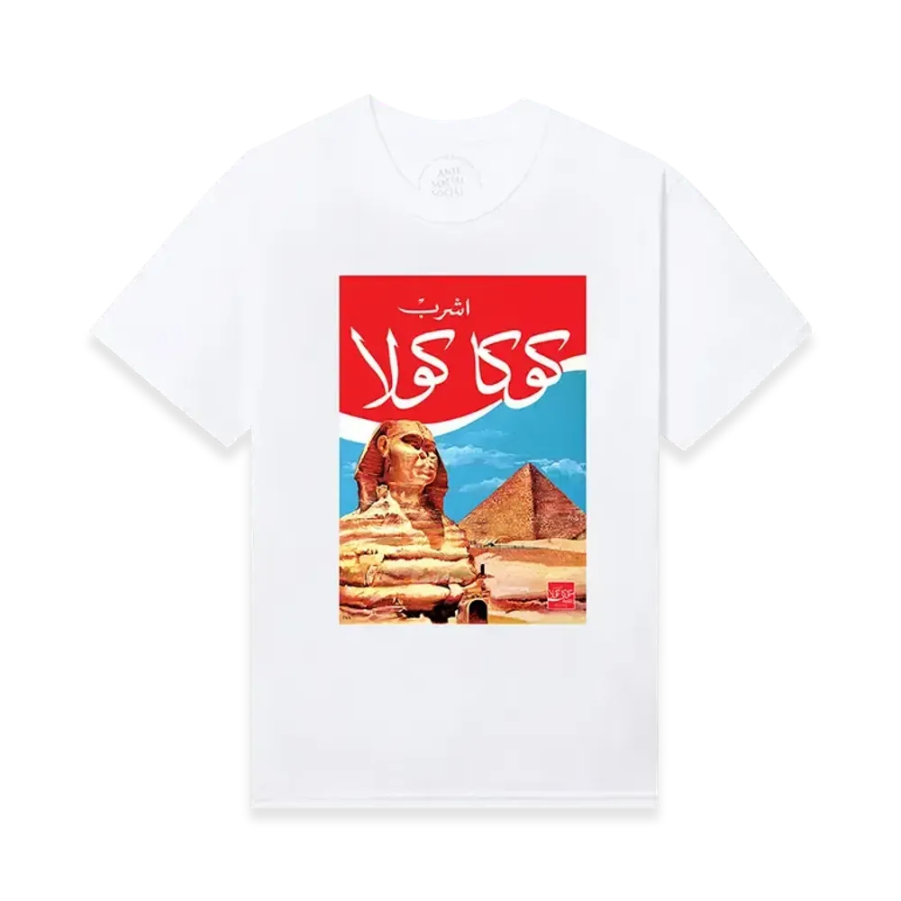 ANTI SOCIAL SOCIAL CLUB x Coca-Cola Egypt Tee "White"