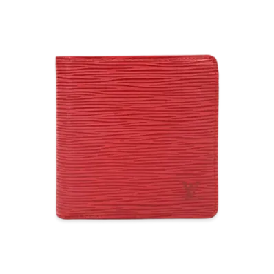 Louis Vuitton Epi Porte Bie Cartecredit Monne "Castilean Red"