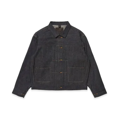 T.T Taiga Takahashi LOT.714 Denim Jacket Side Panel "Raw Indigo"