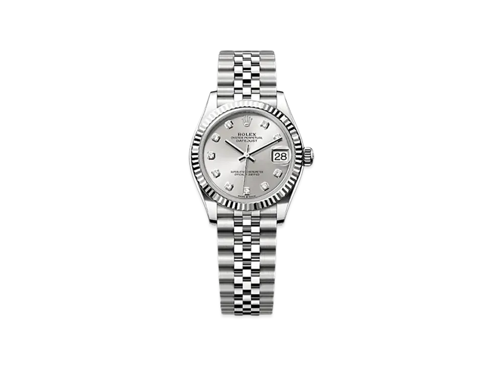 ROLEX Datejust 31mm Oystersteel & White Gold 278274 "Silver"