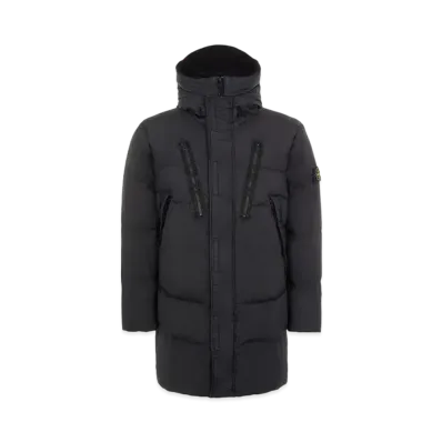 Stone Island 70123 GARMENT DYED CRINKLE REPS NY DOWN-TC "Black"
