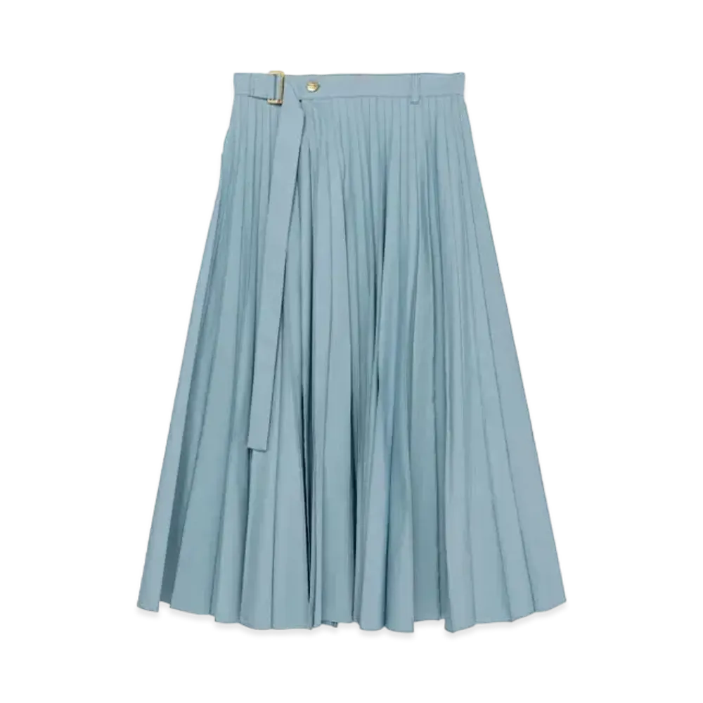 Carhartt WIP x sacai Pleated Skirt "Light Blue"