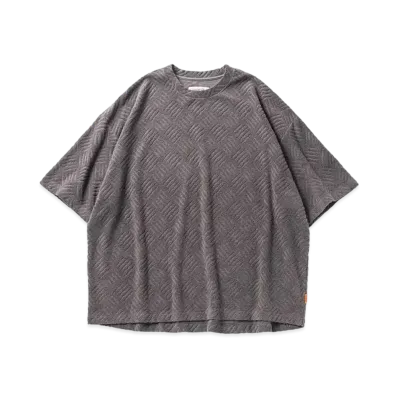 TIGHTBOOTH Checker Plate T-shirt "Charcoal"