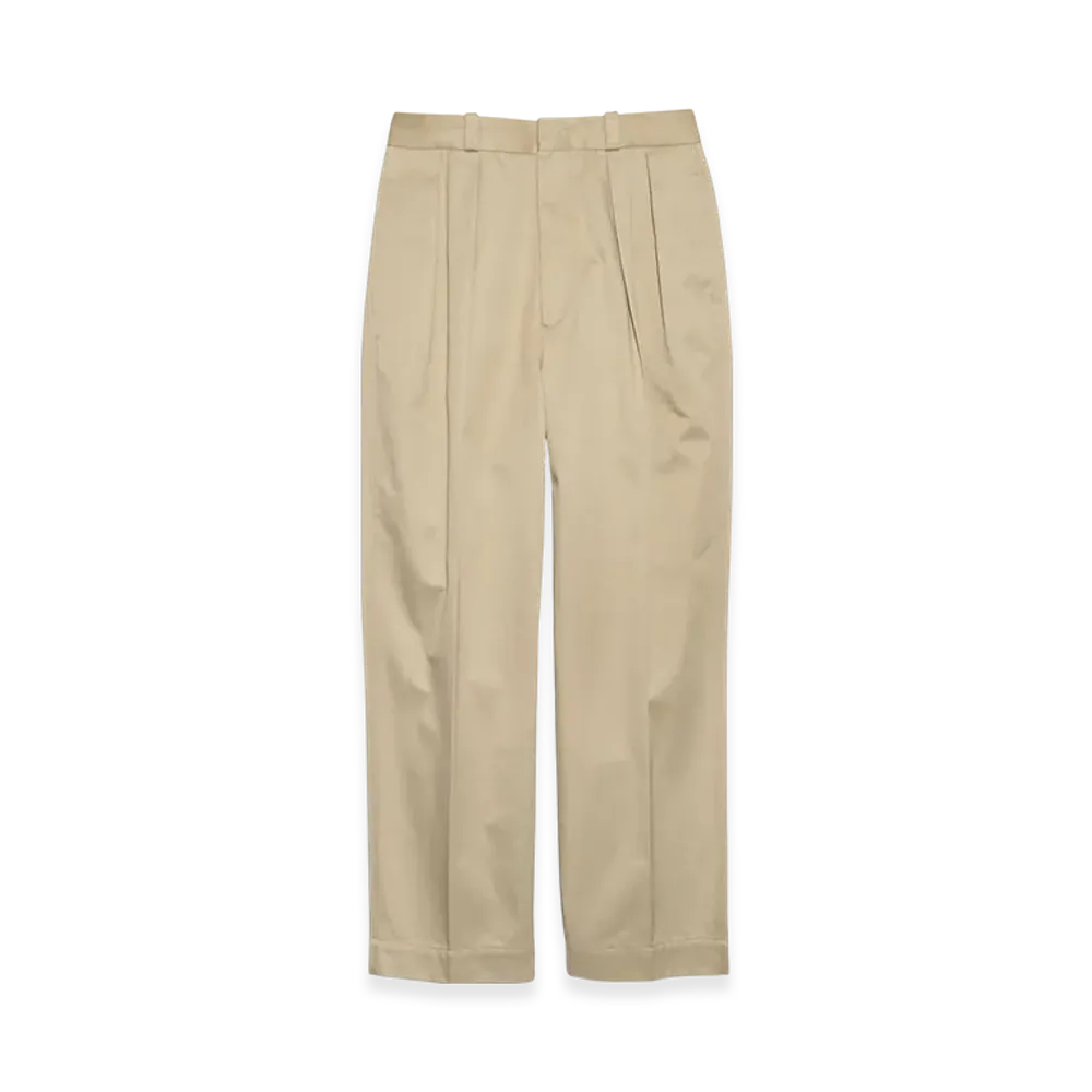 nanamica Double Pleat Chino Pants "Khaki"