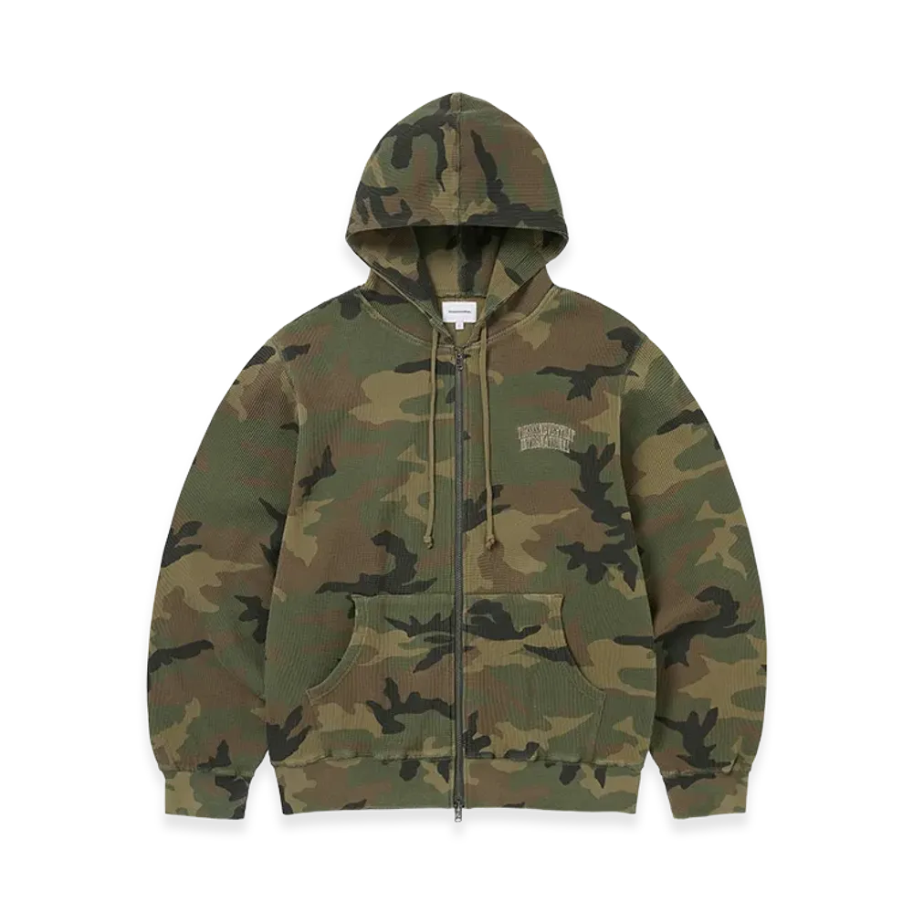 thisisneverthat Camouflage Thermal Zip Up Hoodie "Camo"