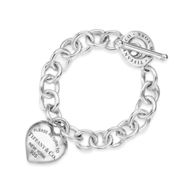 Tiffany & Co. Return to Tiffany Full Heart Toggle Bracelet "Silver"