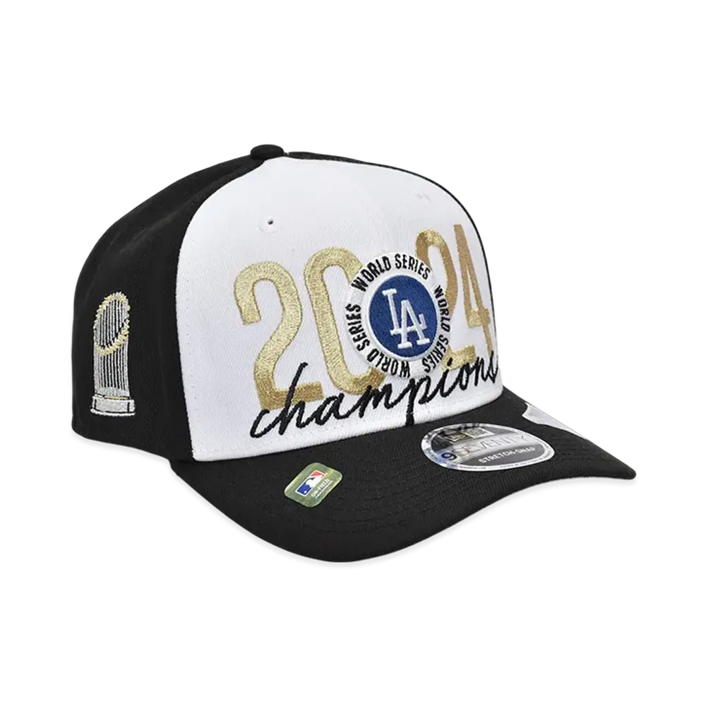 NEW ERA MLB World Series Champions 9Seventy Stretch Snap Los Angeles Dodgers "White/Black"