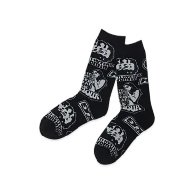 HYSTERIC GLAMOUR Super-Hys Pattern Socks Women "Black"