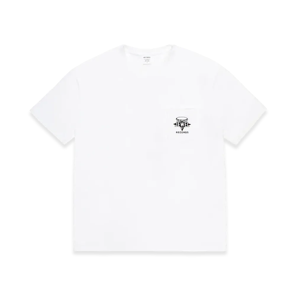 WACKO MARIA Washed Heavy Weight Pocket T-Shirt "White"