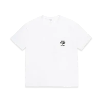 WACKO MARIA Washed Heavy Weight Pocket T-Shirt "White"
