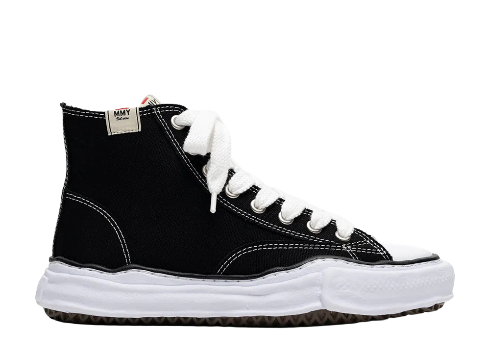 Maison MIHARA YASUHIRO PETERSON OG Sole Canvas High-top Sneaker "Black"