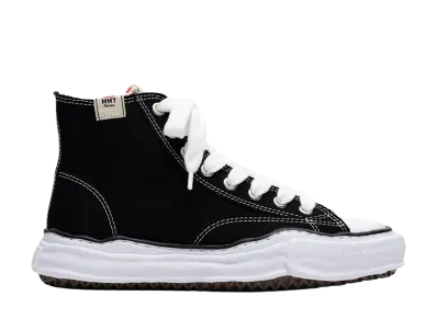 Maison MIHARA YASUHIRO PETERSON OG Sole Canvas High-top Sneaker "Black"