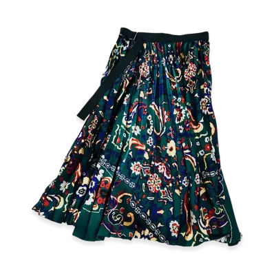 sacai Floral Print Skirt "Green"