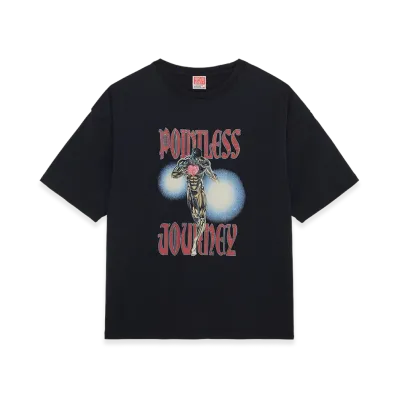 POINTLESS JOURNEY Imaginary Band Graphic Tee #2 "Black"