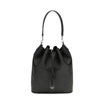 MCM Women's Leather Bucket Bag "Black"