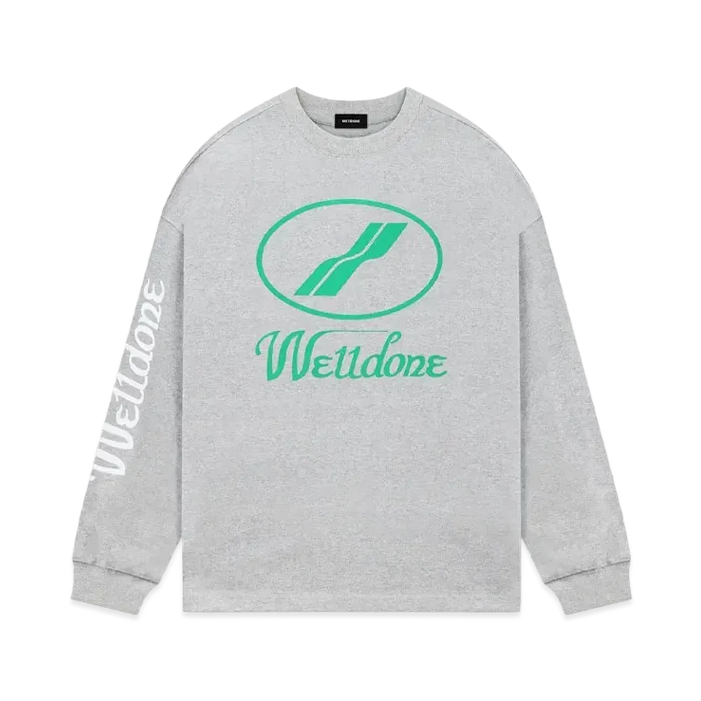 WE11DONE WD Print Logo Top "Gray"