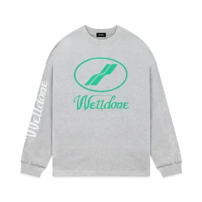 WE11DONE WD Print Logo Top "Gray"