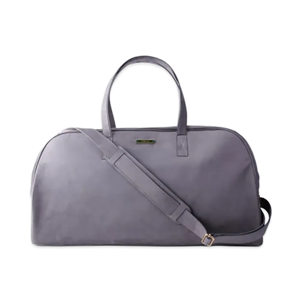 FEELS. Suede Touch Travel Bag "Gray"