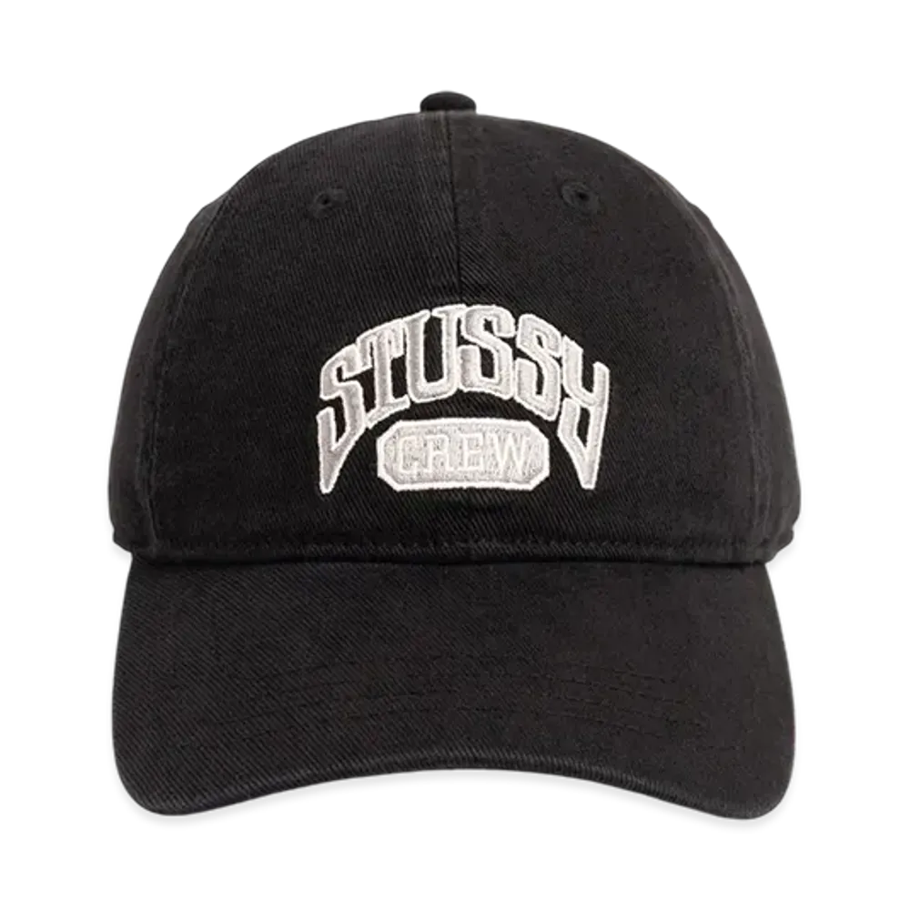 Stussy Low Profile Crew Strapback "Black"