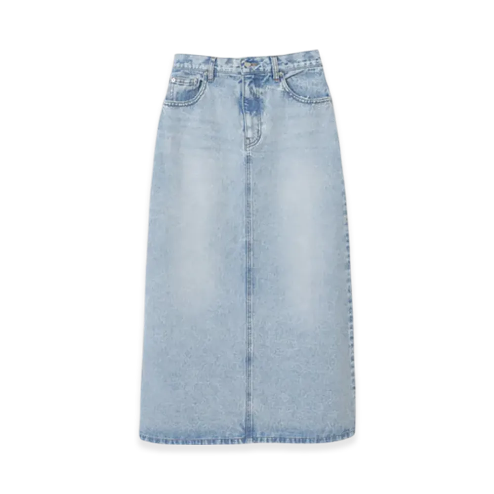 GOD ONLY KNOWS Denim Skirt "Blue"